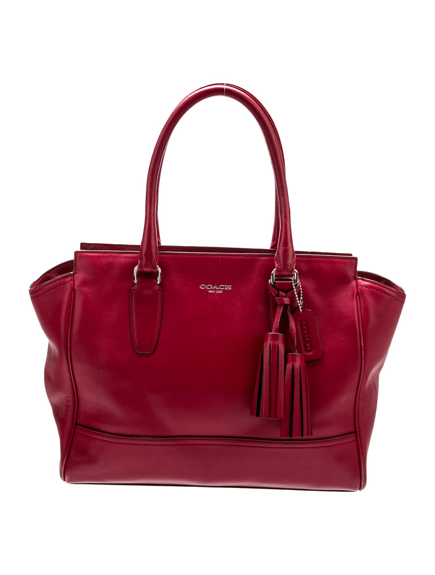 Coach Leather Top Handle Bag