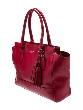 Coach Leather Top Handle Bag