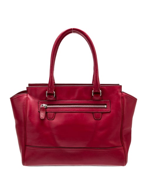 Coach Leather Top Handle Bag