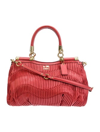 Coach Leather Top Handle Bag