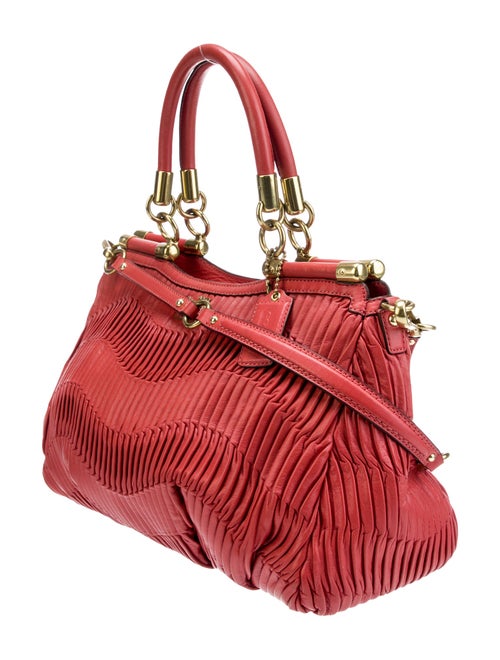 Coach Leather Top Handle Bag