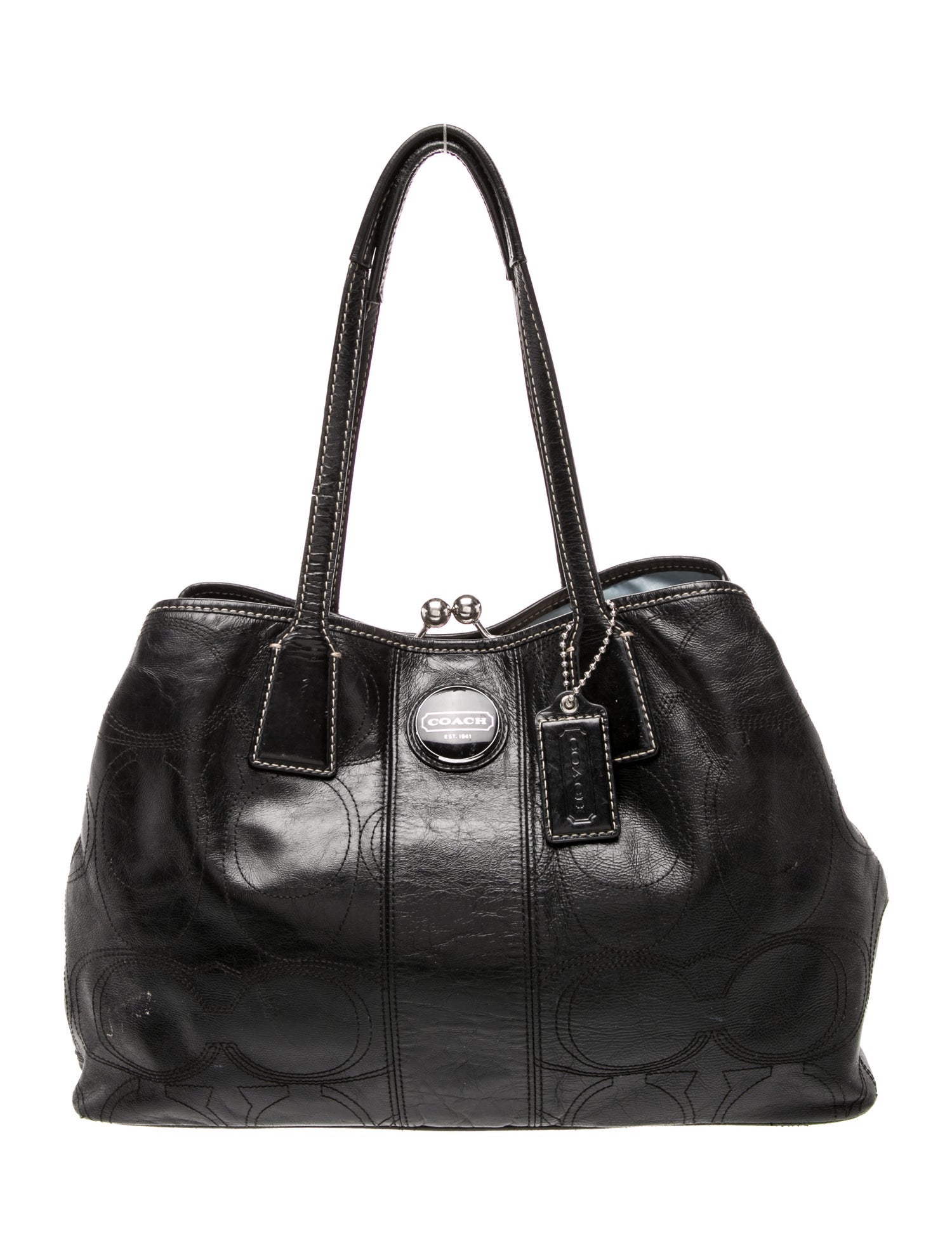 Coach Leather Shoulder Bag