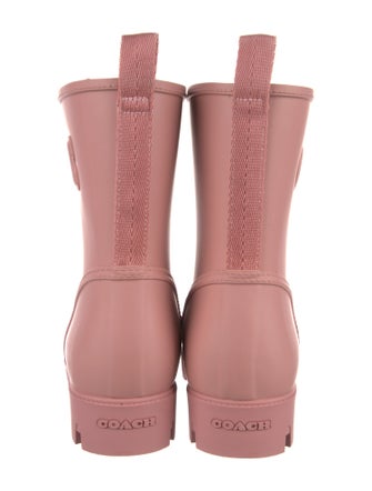 Coach Rubber Rain Boots