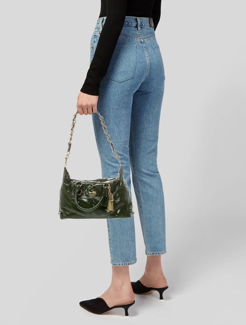 Coach Patent Leather Top Handle Bag