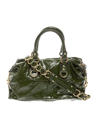 Coach Patent Leather Top Handle Bag