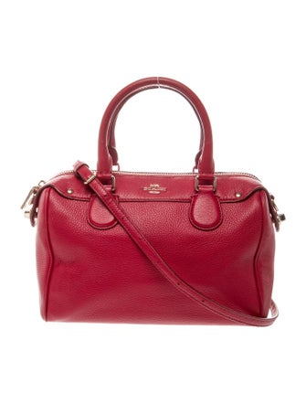 Coach Leather Top Handle Bag