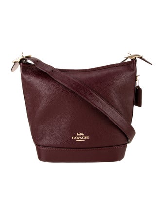 Coach Leather Messenger Bag