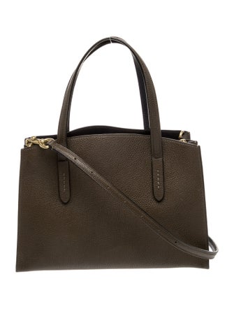 Coach Leather Top Handle Bag