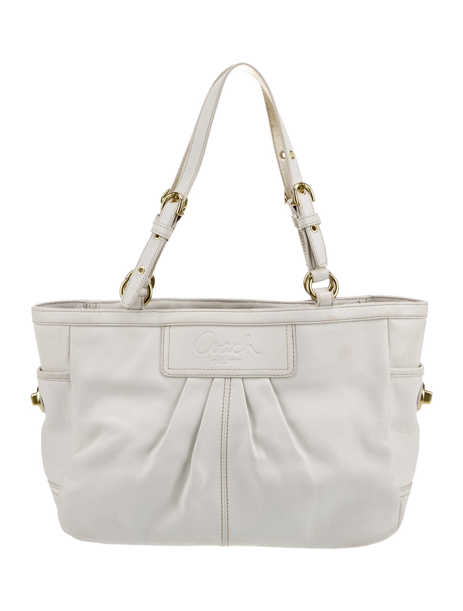 Coach Leather Top Handle Bag