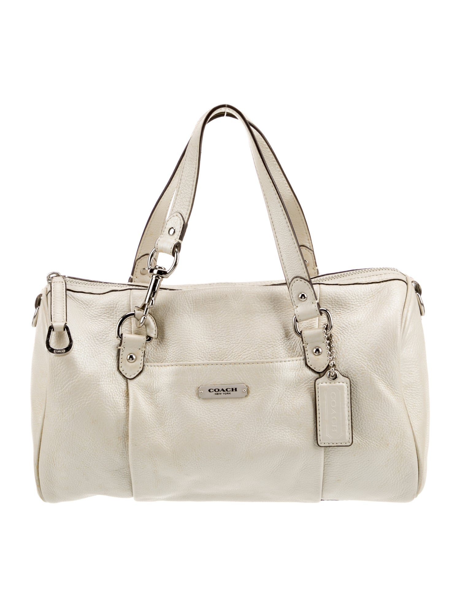 Coach Leather Top Handle Bag