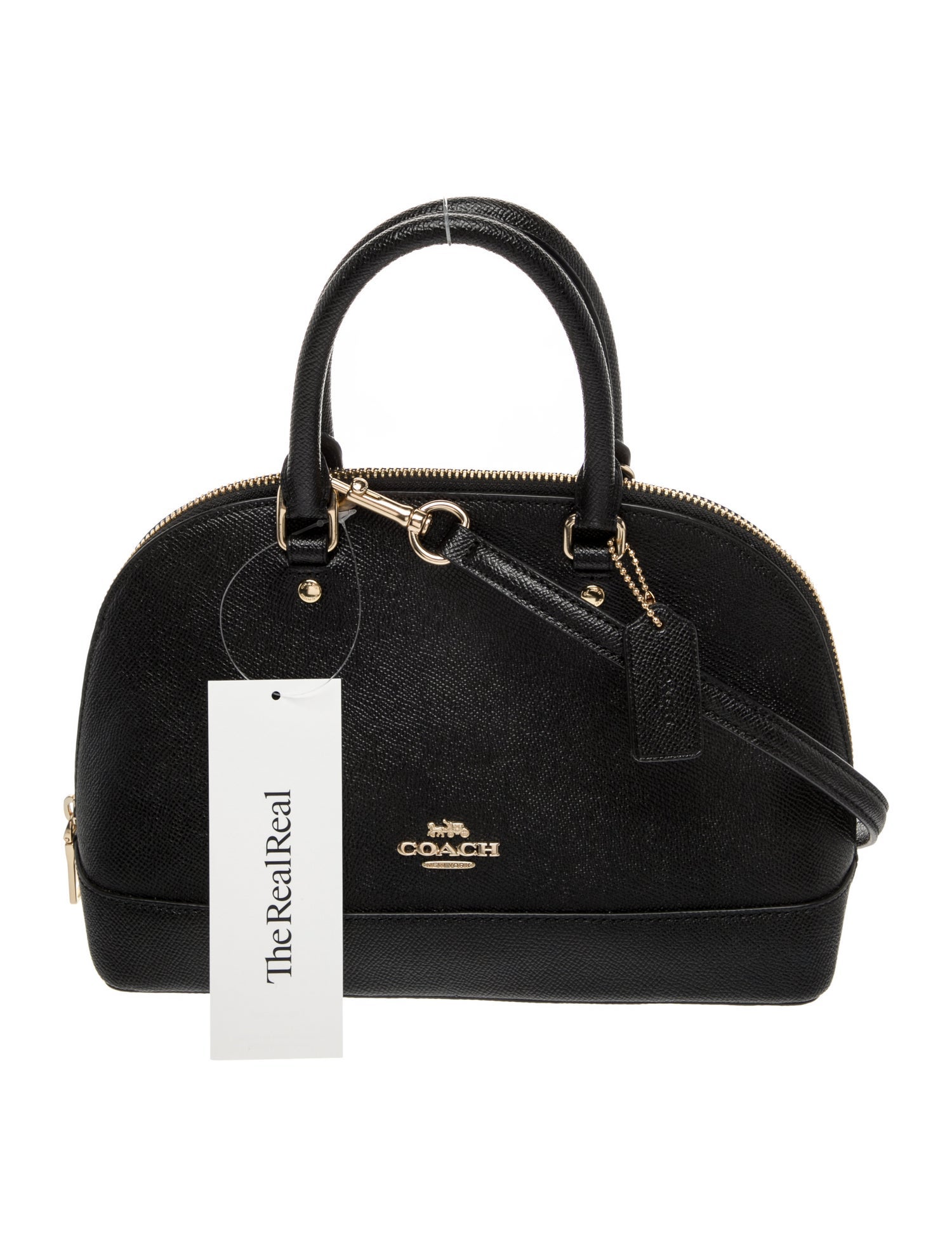 Coach Leather Top Handle Bag