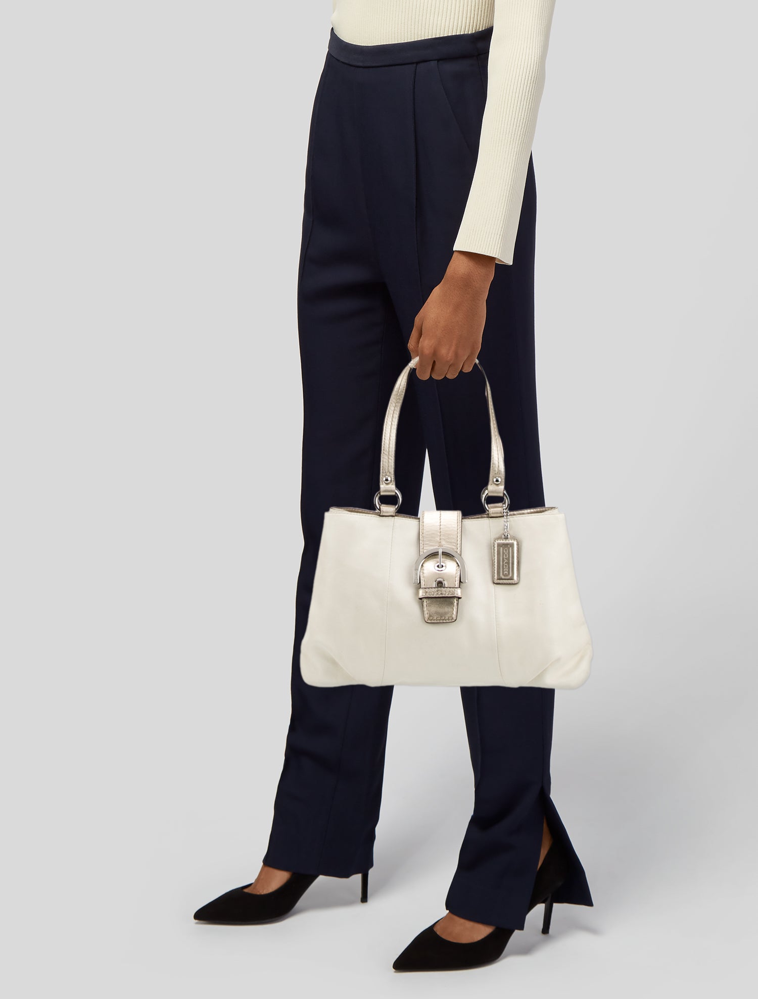 Coach Leather Shoulder Bag