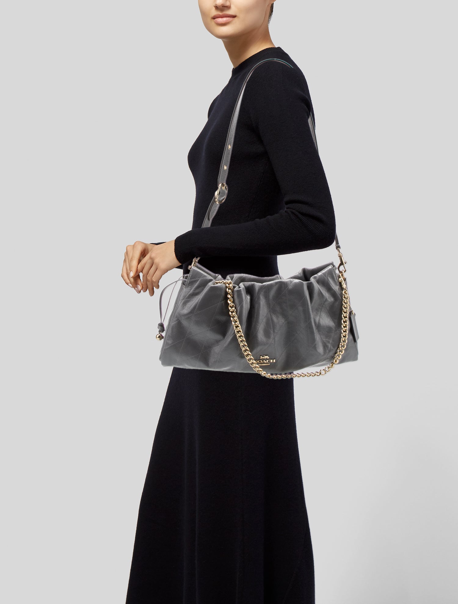 Coach Leather Shoulder Bag