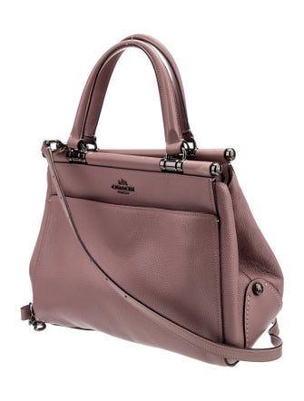Coach Leather Top Handle Bag