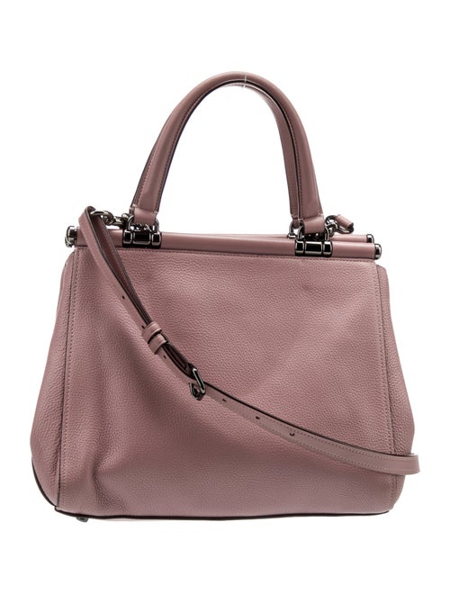 Coach Leather Top Handle Bag
