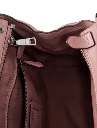 Coach Leather Top Handle Bag