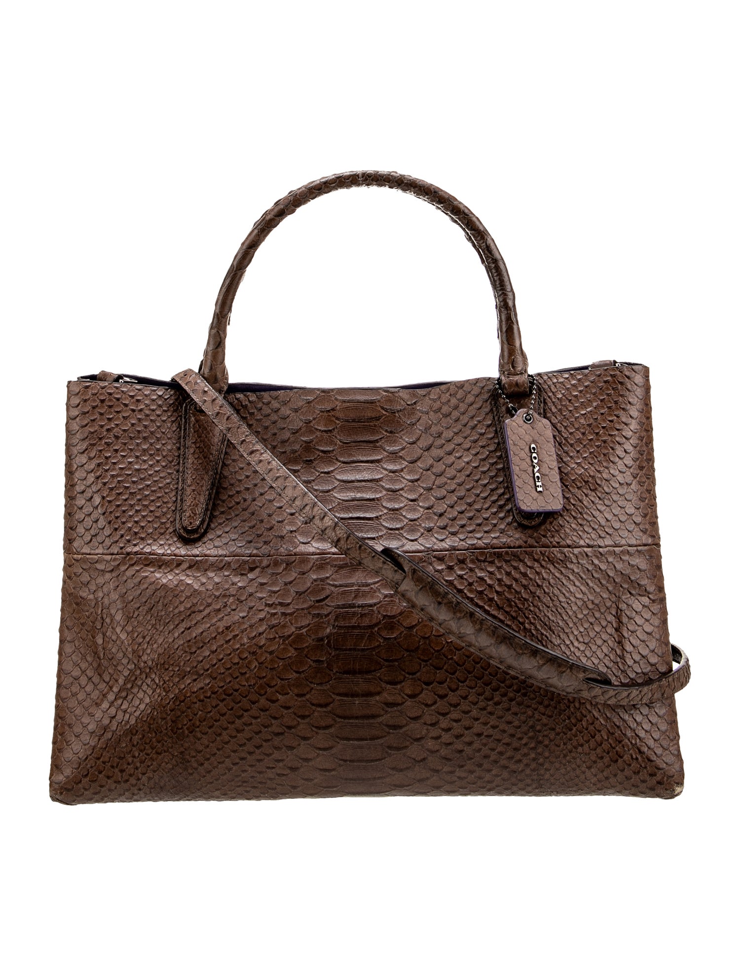 Coach Python Top Handle Bag