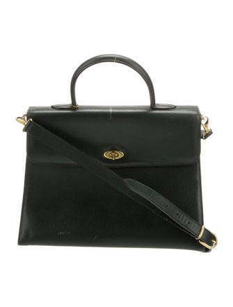 Coach Leather Top Handle Bag