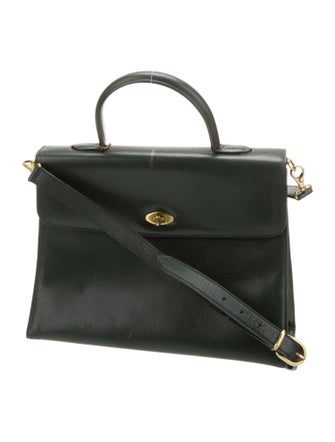 Coach Leather Top Handle Bag