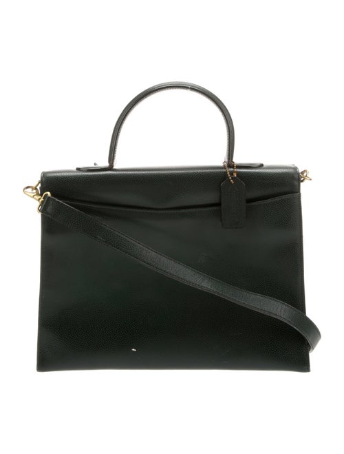 Coach Leather Top Handle Bag