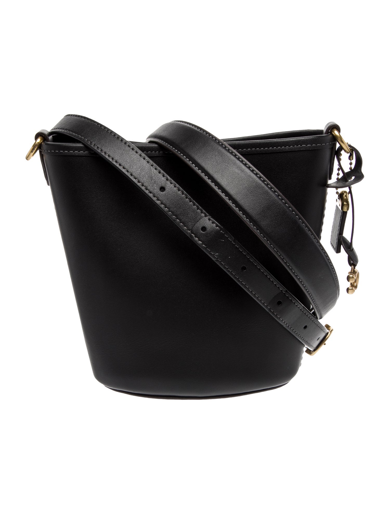 Coach Leather Bucket Bag