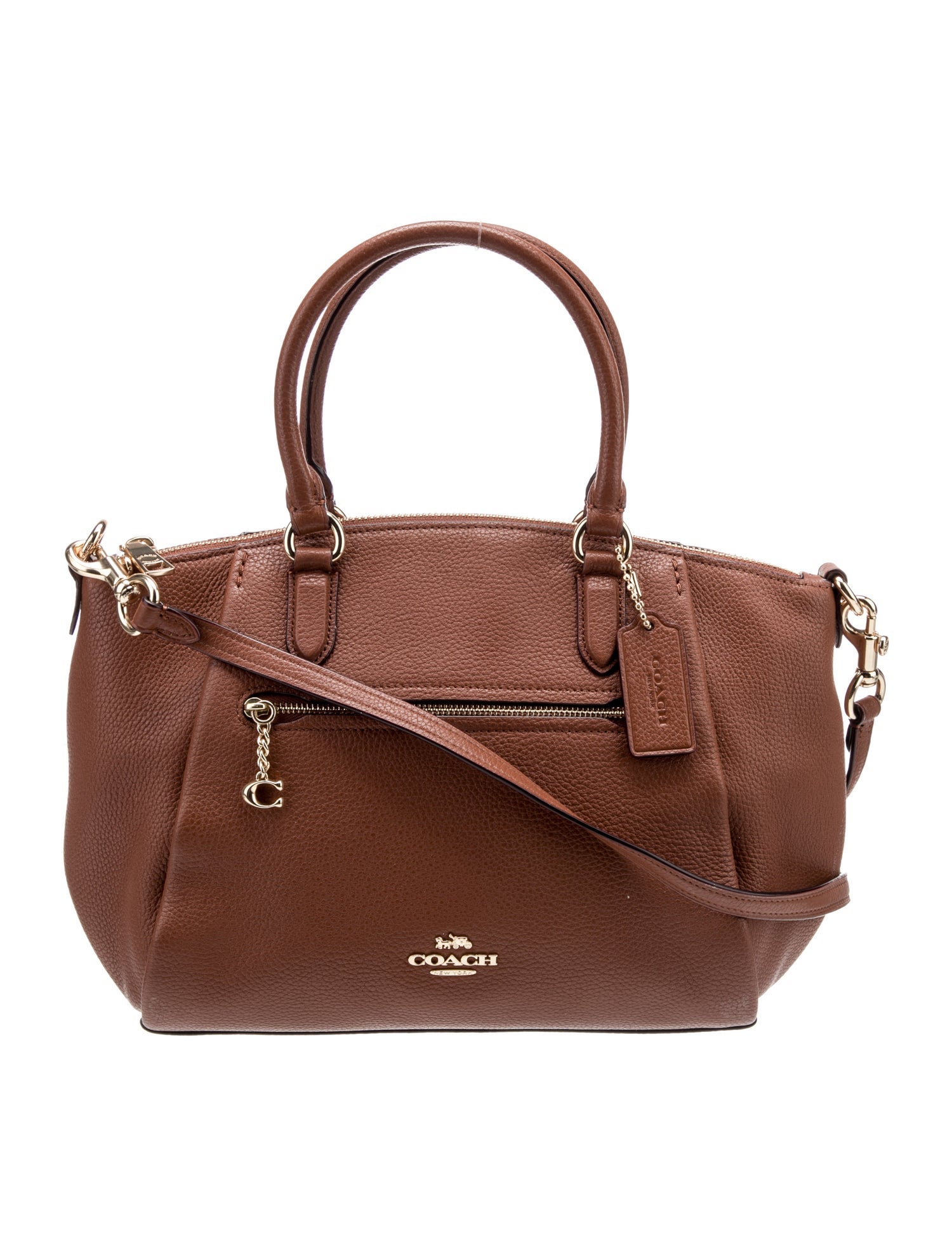 Coach Leather Top Handle Bag