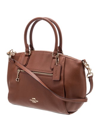 Coach Leather Top Handle Bag