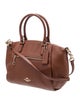 Coach Leather Top Handle Bag