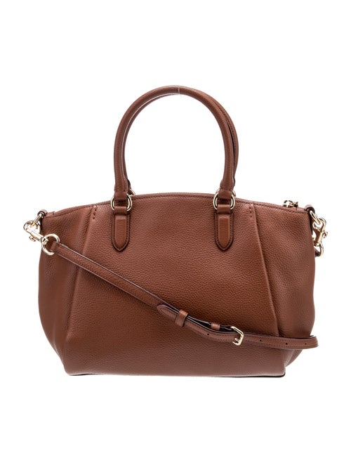 Coach Leather Top Handle Bag