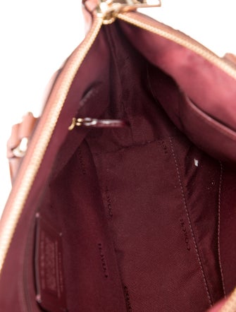 Coach Leather Top Handle Bag