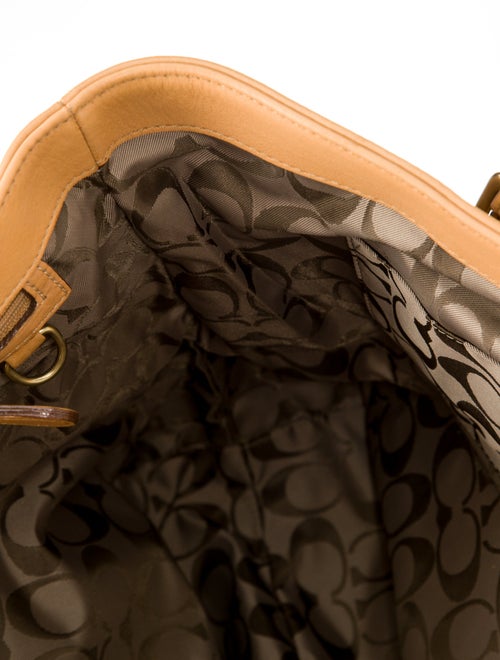 Coach Leather Top Handle Bag