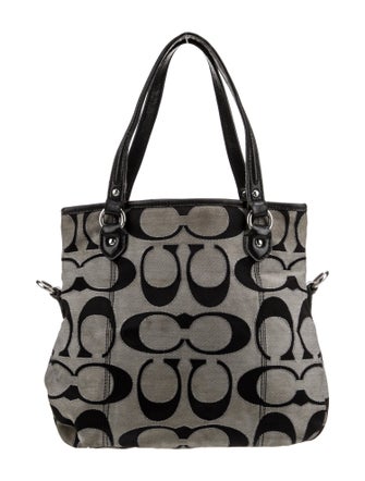 Coach Canvas Top Handle Bag