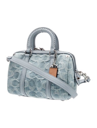 Coach Denim Top Handle Bag