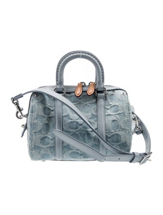 Coach Denim Top Handle Bag