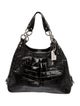 Coach Embossed Leather Shoulder Bag