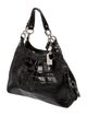 Coach Embossed Leather Shoulder Bag