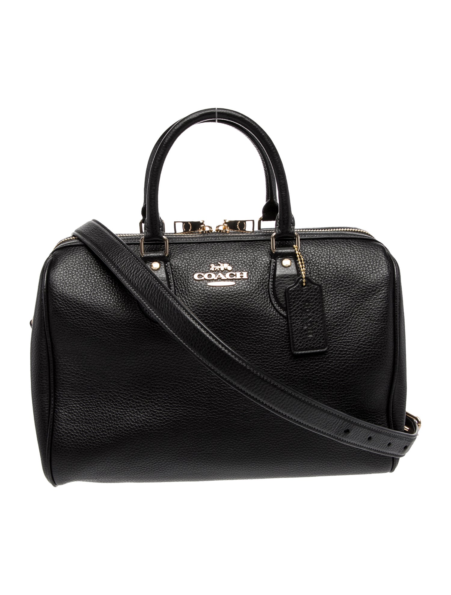 Coach Leather Top Handle Bag