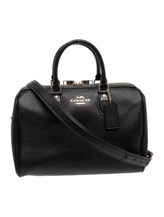 Coach Leather Top Handle Bag