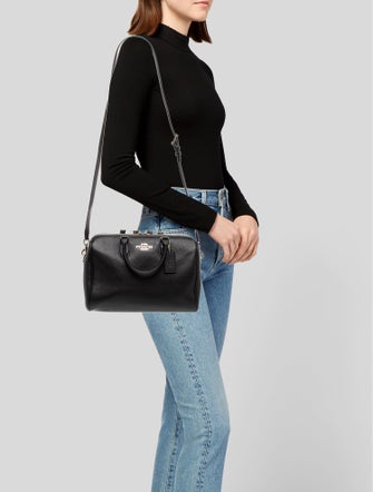 Coach Leather Top Handle Bag