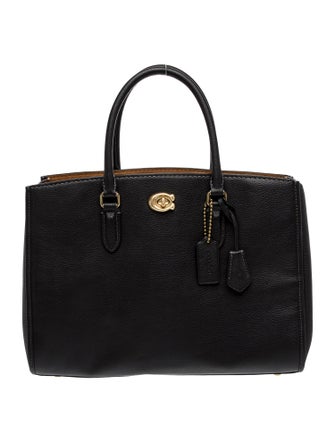 Coach Leather Top Handle Bag