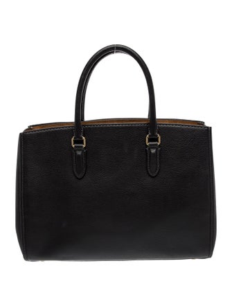 Coach Leather Top Handle Bag