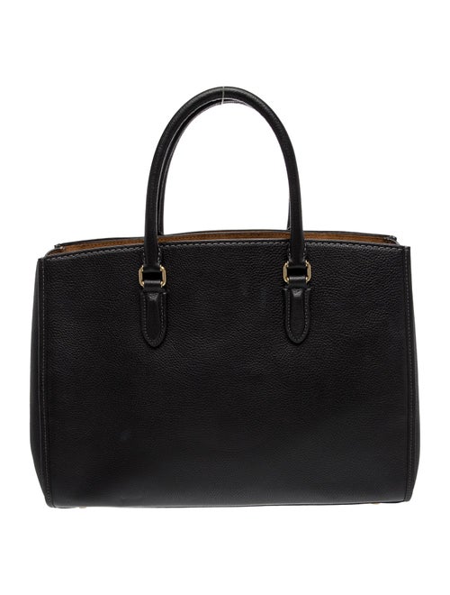 Coach Leather Top Handle Bag