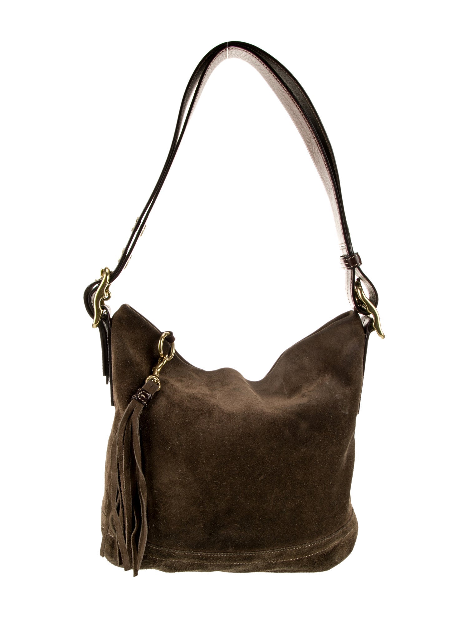Coach Suede Shoulder Bag