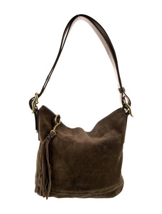 Coach Suede Shoulder Bag