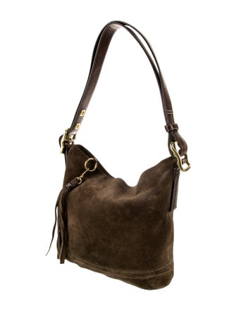 Coach Suede Shoulder Bag