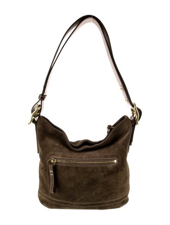 Coach Suede Shoulder Bag