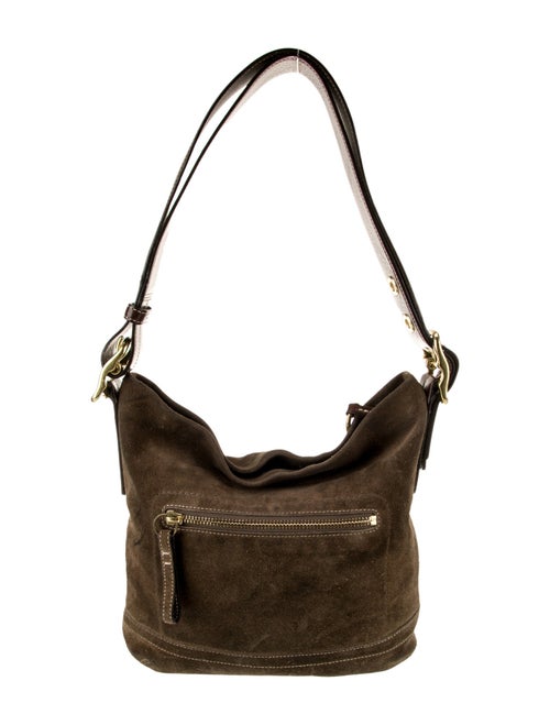 Coach Suede Shoulder Bag