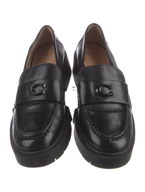 Coach Horsebit Accent Leather Loafers