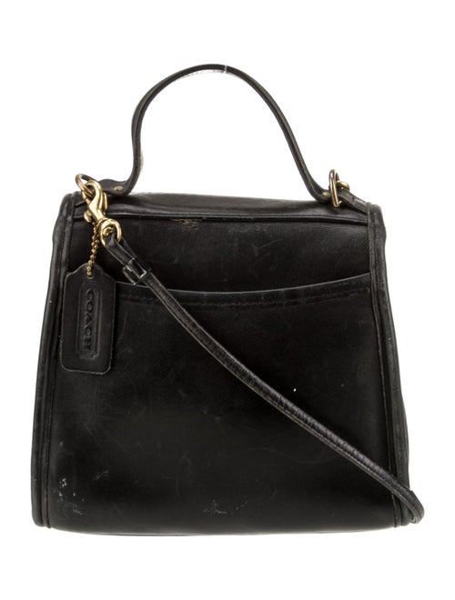 Coach Leather Top Handle Bag