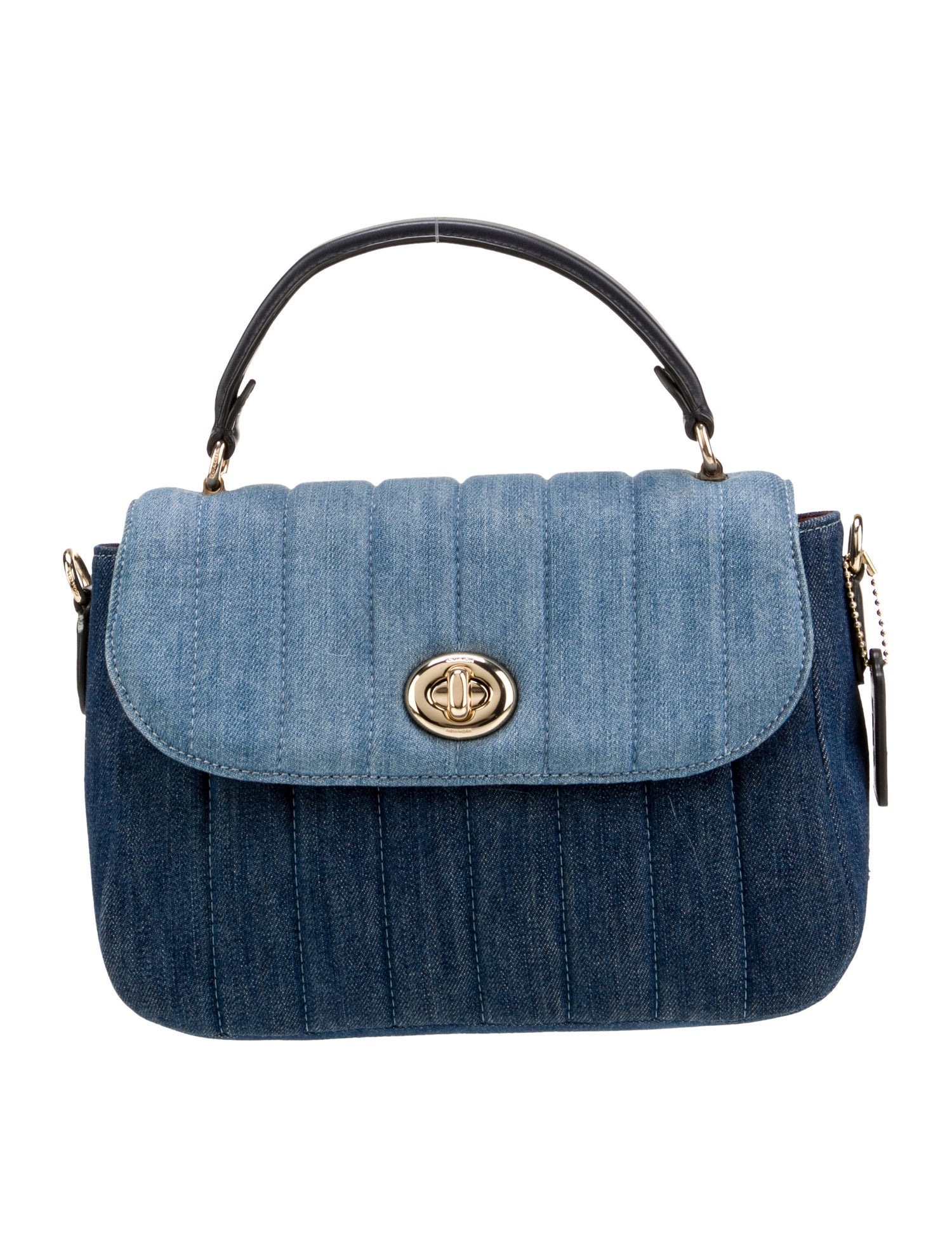 Coach Denim Top Handle Bag